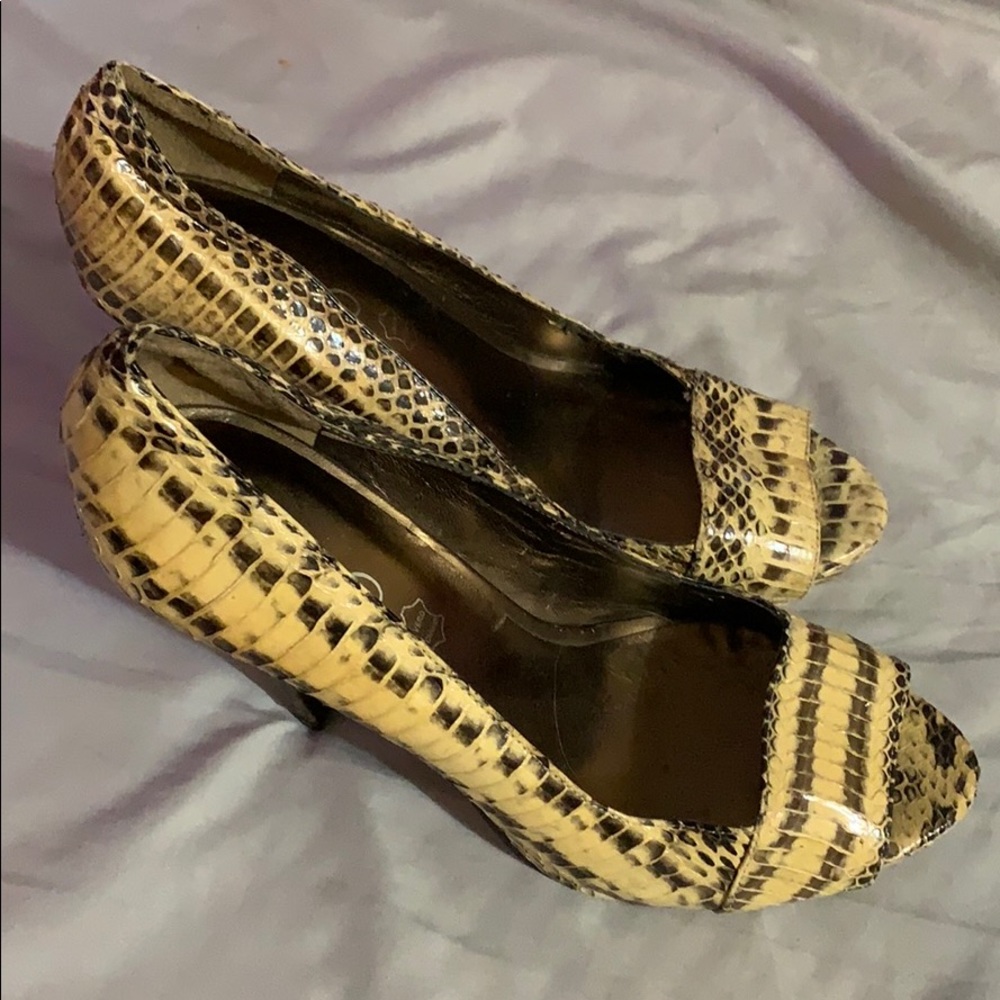 Aldo Snake Skin Heels